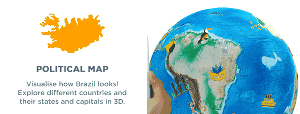 ar地球仪orboot在手 300块就能带孩子环游世界