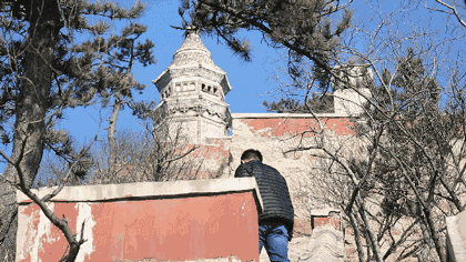 站在盘山最高峰的峰顶时,四周群山臣服,西面,北面八百里燕山绵延而来