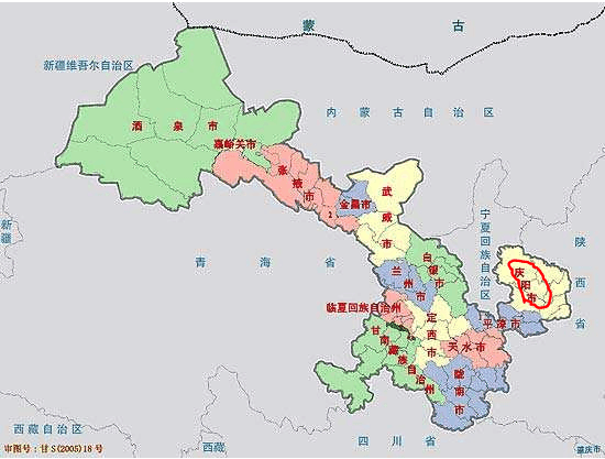 甘肃被誉为陇东粮仓,中医药文化发祥地的五线城市