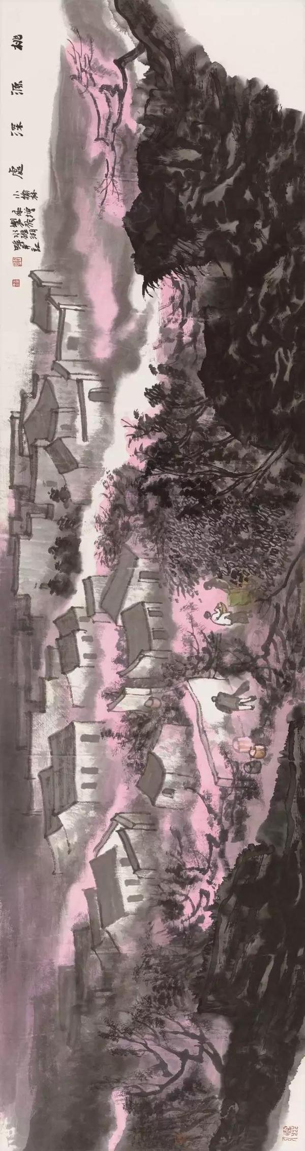 2013年 谢永增在以工笔画描述北方风情景致方面可谓开了先例,画家利用