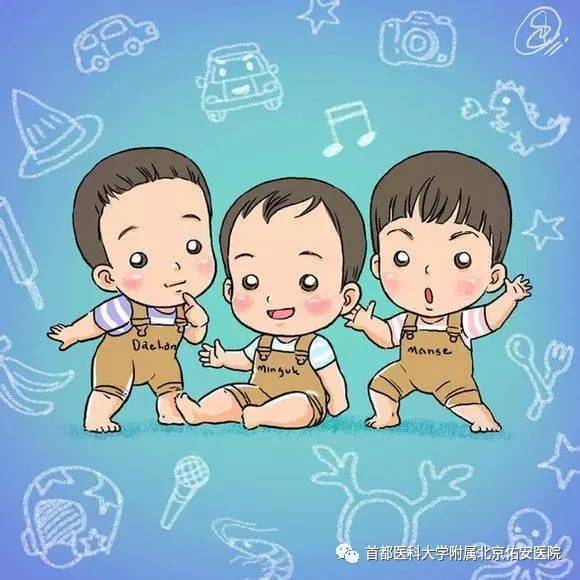 【佑安温度】佑安医院降生的吉祥三宝42天了个个活泼健康