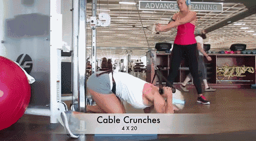 美女运动员heidisomers练腹动图9张让你无法抗拒的腹肌撕裂运动 ▼