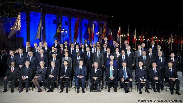 在德国巴登-巴登举行的、为期两天(3月17-18日)的G20财长会议