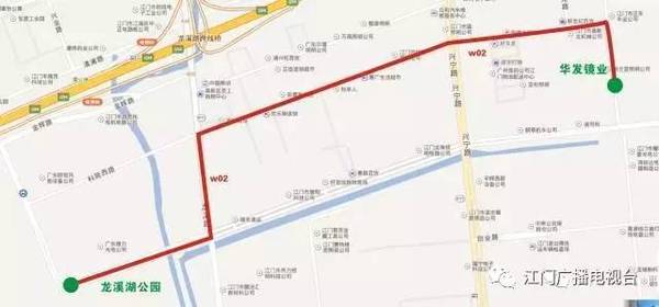 首末站:龙溪湖公园—德尔福公司(环行) 中途设站:龙溪湖公园—彩虹路