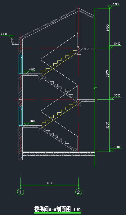 楼梯间剖面图