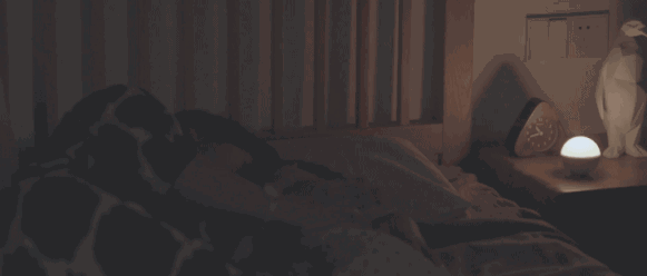 哈球还带有特殊的呼吸模式, 一分钟16次无极变光,深呼吸节奏助眠, 有