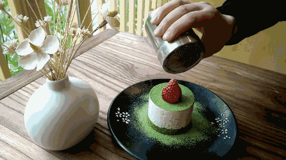 探访成都奎星楼美食街——一家全抹茶系的甜品店