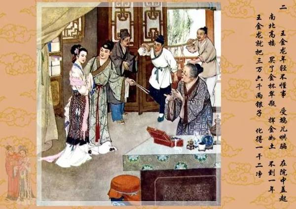 刘旦宅年画连环画《玉堂春》