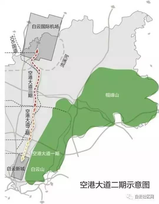 白云区三处地块规划调整获批,空港大道二期项目增加商业面积