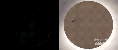 这个没有指针的钟,却能看出阴晴圆缺