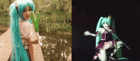 (徐娇cos初音未来)