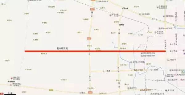 复兴路西延 北三环西延,七一路西延 北三环西延 隆兴路西延 此外