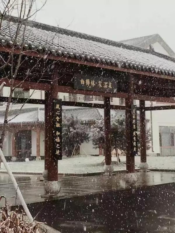 零星的雪花飘落温泉小镇桦皮厂,悄无声息地栖在人们肩头,融入了温泉不