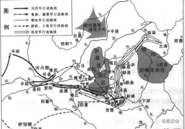 彭越在六月发兵杀掉济北王田安.这样田荣也统有整个三齐之地.