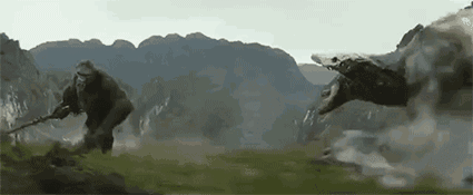 这无疑是史上战斗力最强的金刚,打飞机,斗骷髅怪……无所不敌,王者