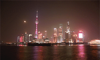 壁纸 建筑 塔 夜景 350_209 gif 动态图 动图