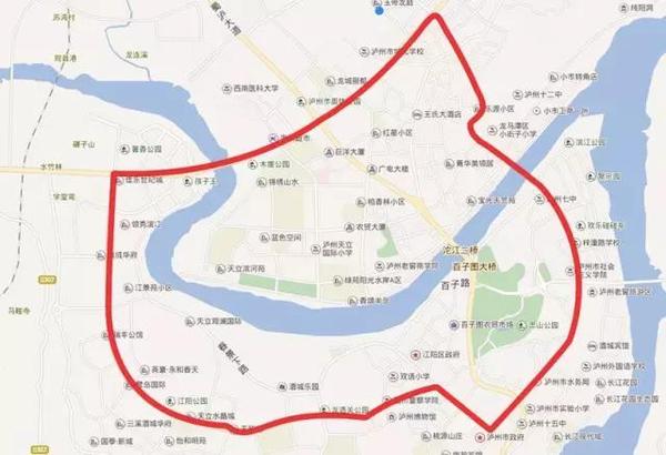 泸州一环路现身,看看你家住几环?