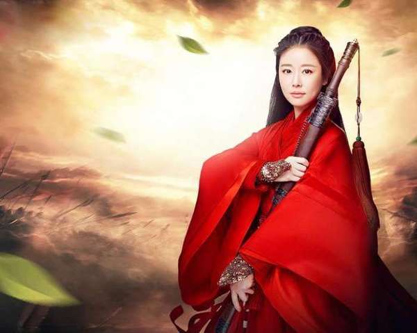 《扶摇皇后》杨幂一袭红衣已经