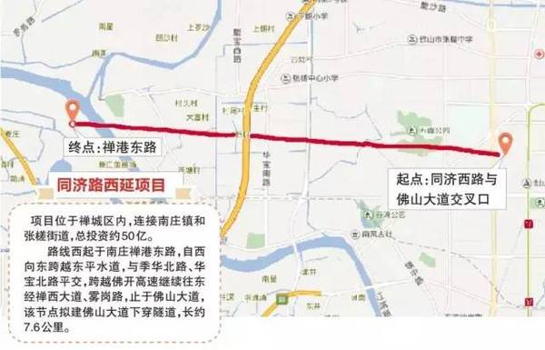 目前季华北路北延线正在加快建设