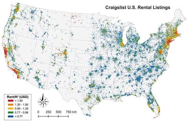 事实上,北达科他州的房租中位数在全美是第二高,仅次于纽约.图片