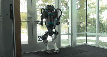 蓝天公司的这个机器人竟然有3d视觉功能.