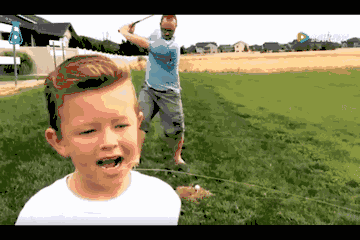 老外帮孩子拔牙!看得我有点方!你家的怎么拔下来