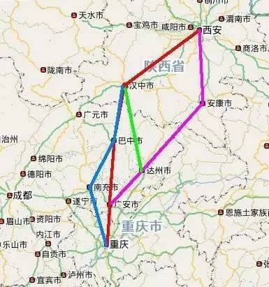 高铁 重庆主城——涪陵——丰都——忠县——万州——开州——城口