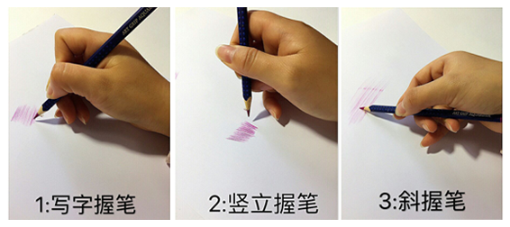 素描入门正确握笔姿势