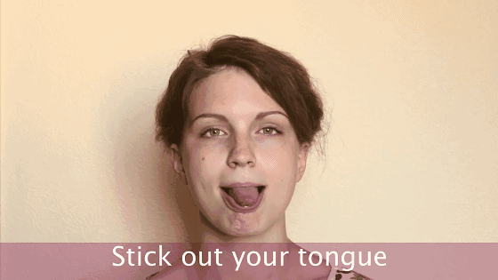 5/舌头尽量向前伸,然后再收回.如果你能碰到鼻尖,那是挺厉害的.