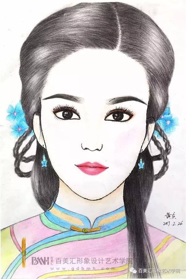 百美汇彩妆素描集 你最中意哪一张呢?