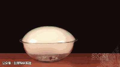 趣味科学实验:干冰水晶球泡