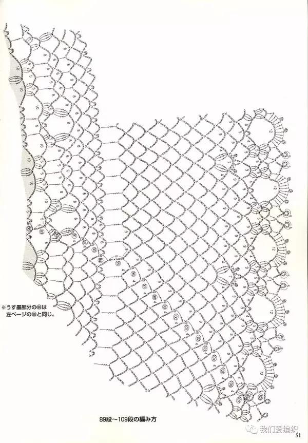 精美菠萝花钩针蕾丝编织台布两款,带图解