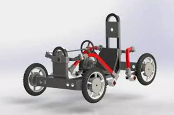 这是一款名叫swincar的电动车 由法国mecanroc公司设计研发 全铝制