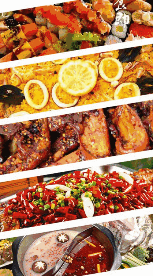 连火锅海鲜烤鸭寿司都能送-美食