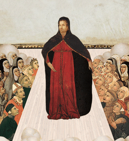 当名画被制作成gif恶搞,原谅我不厚道的笑了