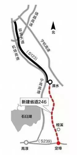 "断头路"省道246预计明年建成通车, 溧水到主城要多一条免费的快速路.