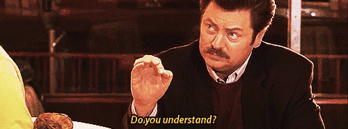 eg :i have no idea what you mean.