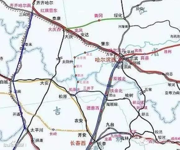 "十三五"规划松肇铁路!