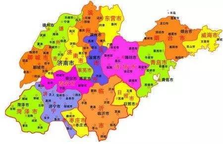 山东省各地市经济总量_山东省各地市地图