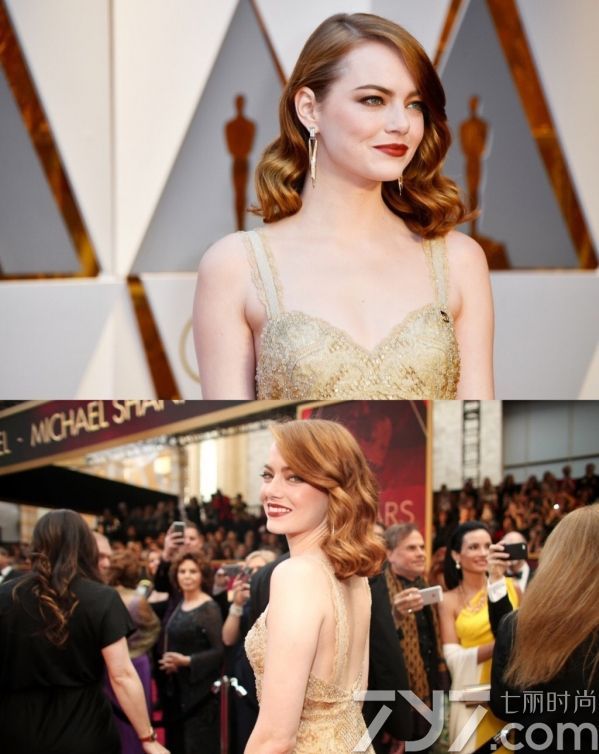 emma stone出席奥斯卡颁奖典礼