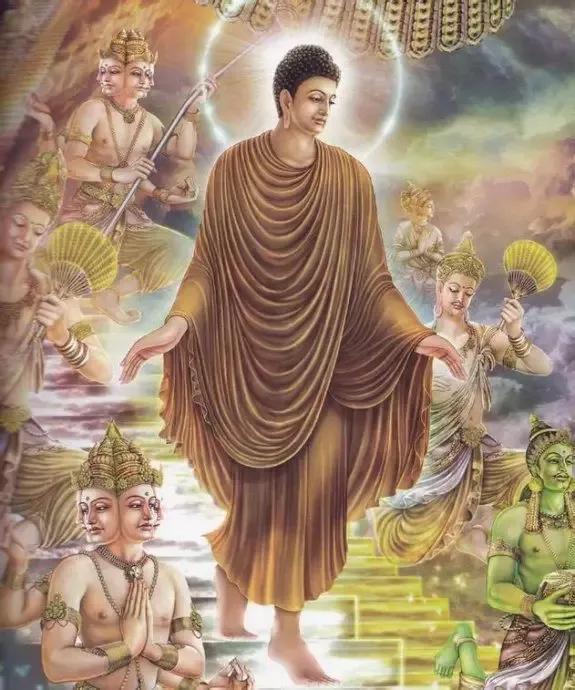 佛陀的儿子罗睺罗拜舍利弗为师,而出家.