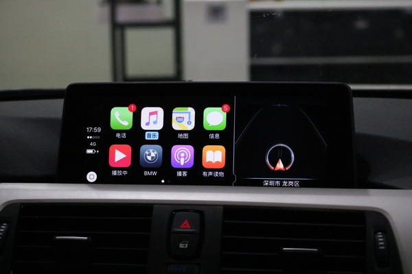 深圳宝马3系升级carplay主机