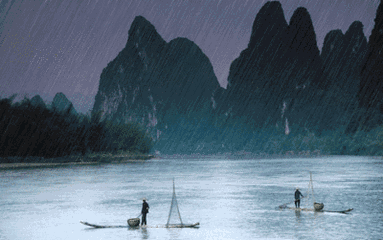 最美的下雨天!我打一把时光的伞,在雨中等你
