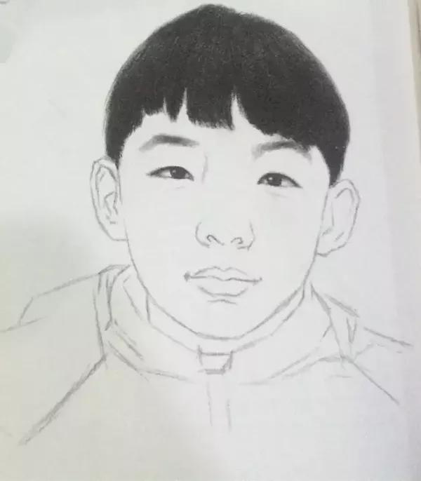 素描人物-小男孩的画法