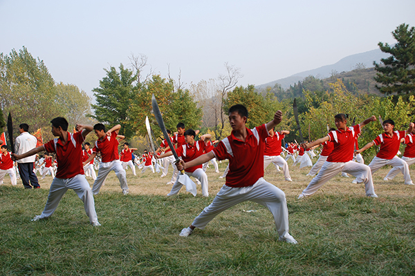 少林寺释小龙武院:坚持武术之路的原因