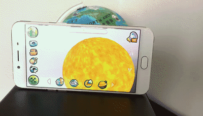 用科技造梦,小熊尼奥ar地球仪—会讲故事的地球仪