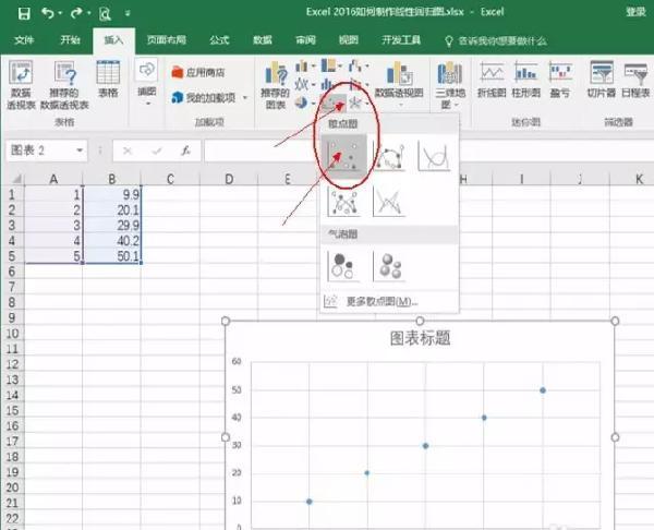 会计技巧:excel2016绘制线性回归图