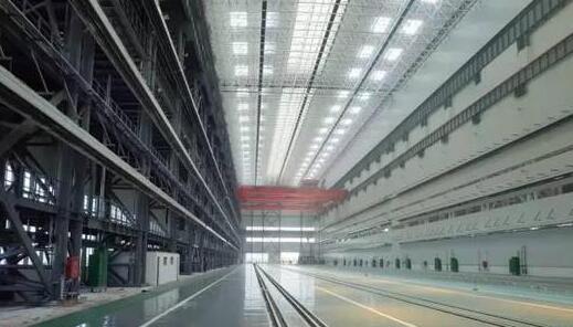 资料图:中国已建成的世界最大核潜艇生产厂房(图片来源网络)