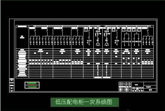 大多是由一个配电柜里面发出来的,简单的接线图就是这个样子