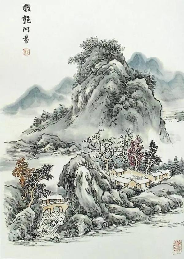 《芥子园画谱》山水,点景人物精选,美不胜收!